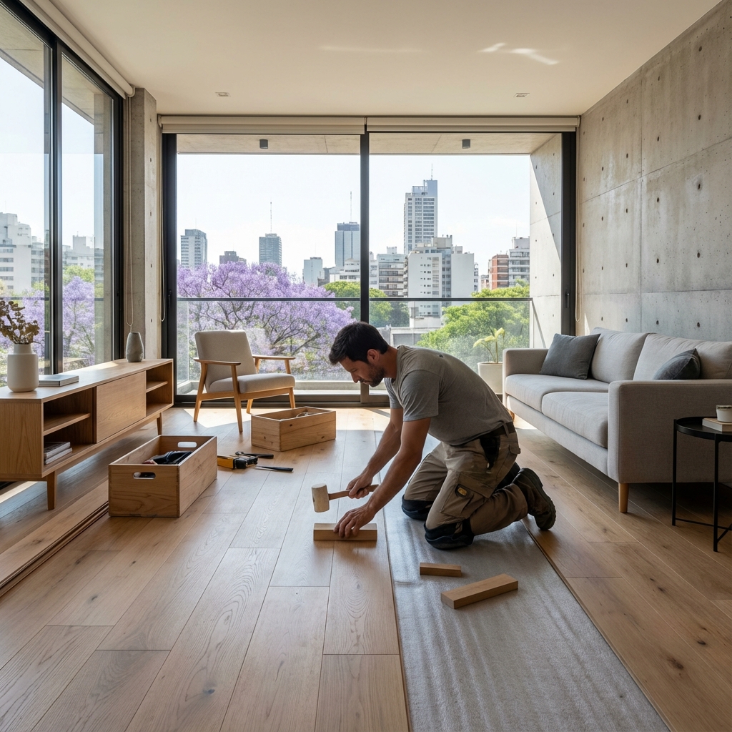 Colocación de Pisos Flotantes y Vinílicos en CABA: Precios