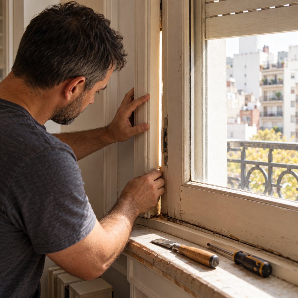 Cuándo llamar a un carpintero: señales en puertas, ventanas y muebles