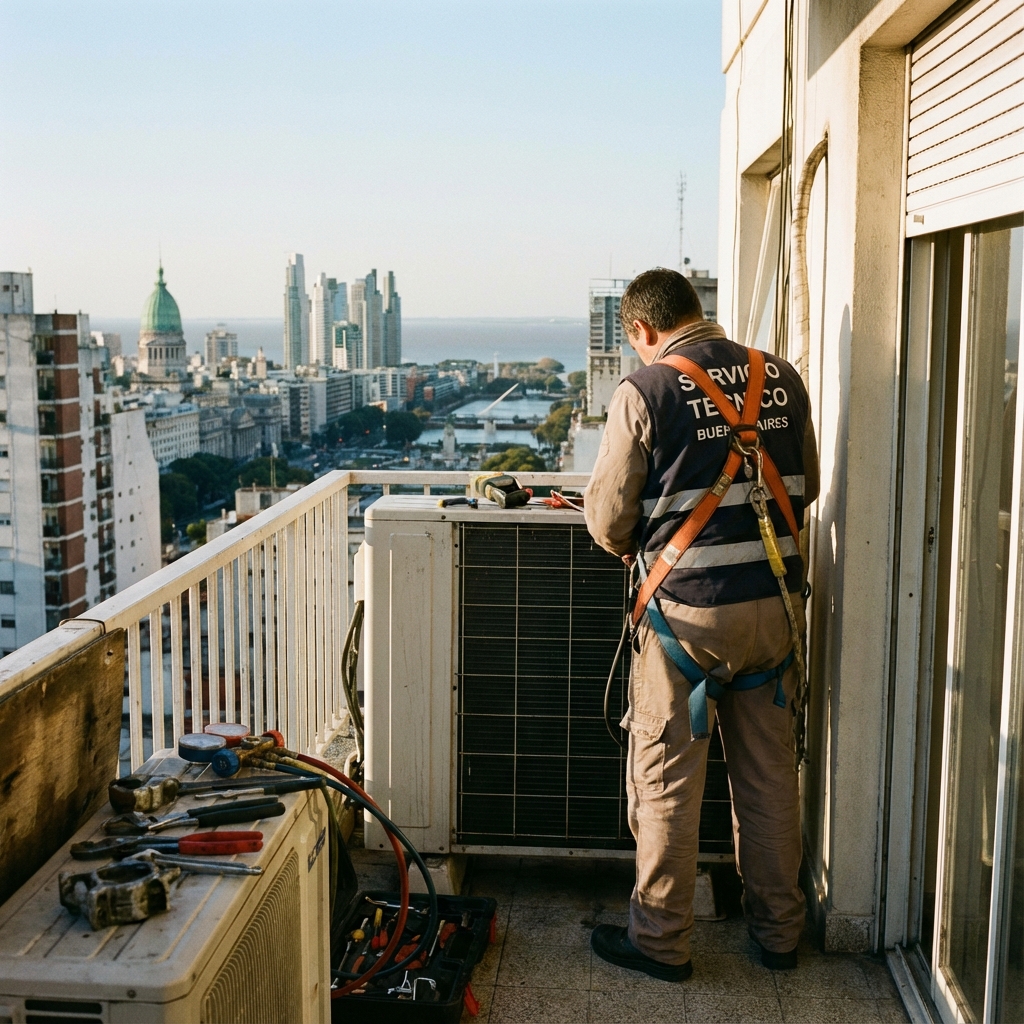 Service de Aire Acondicionado Capital Federal: Limpieza y Carga